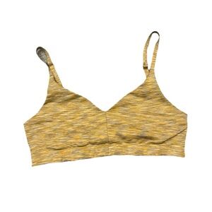 Outdoor Voices Sports Bra Womens Large Sunset Yellow Flow Freeform Bralette